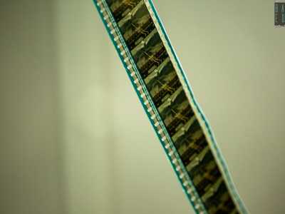 Una delle vecchie pellicole che permettevano la proiezione dei film